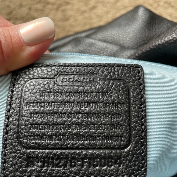 Coach Black Leather Purse - Picture 4 of 9